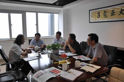 徐副區長一行到我公司調研、考察